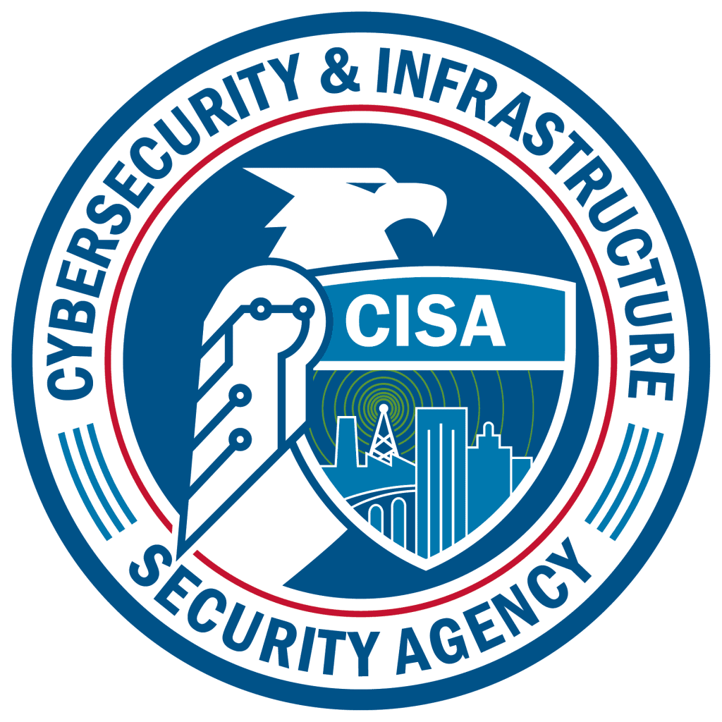 US Cybersecurity and Infrastructure Security Agency (CISA) logo