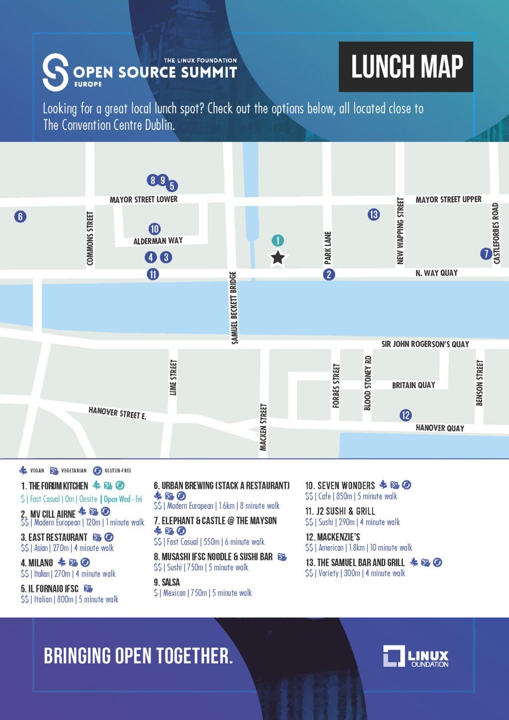 Lunch Map | LF Events