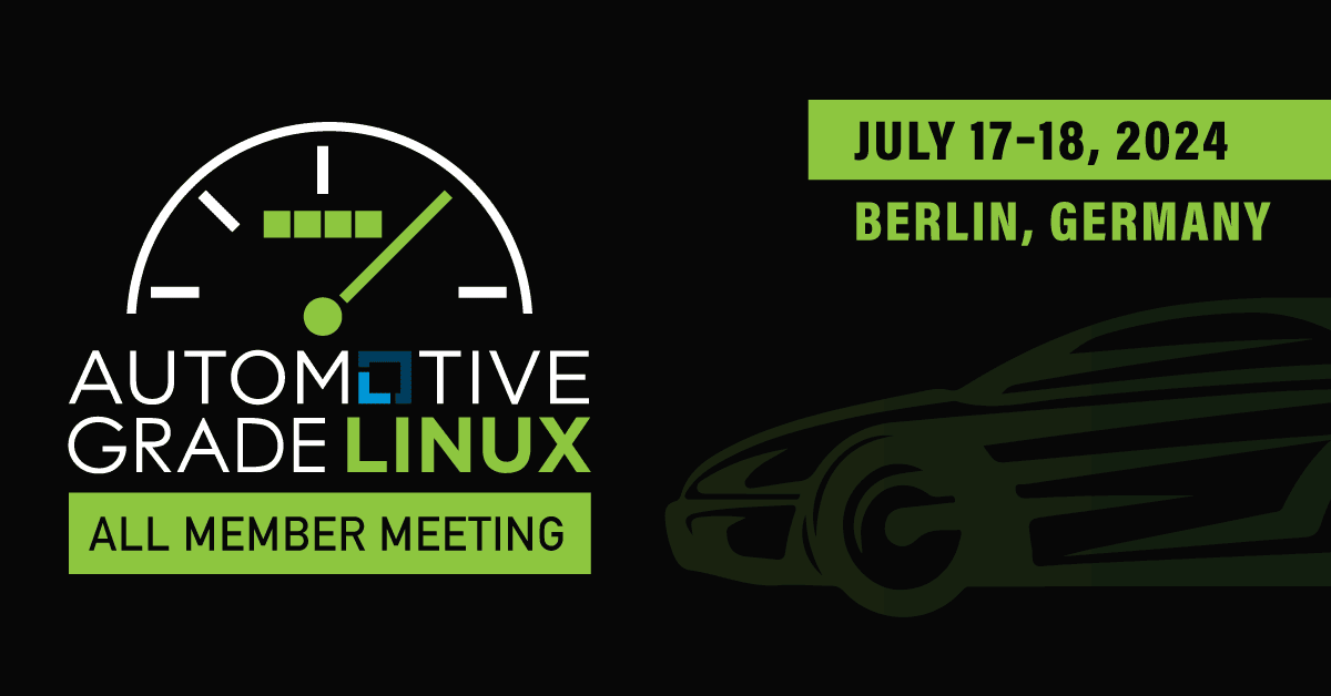 Automotive Grade Linux All Member Meeting Summer LF Events