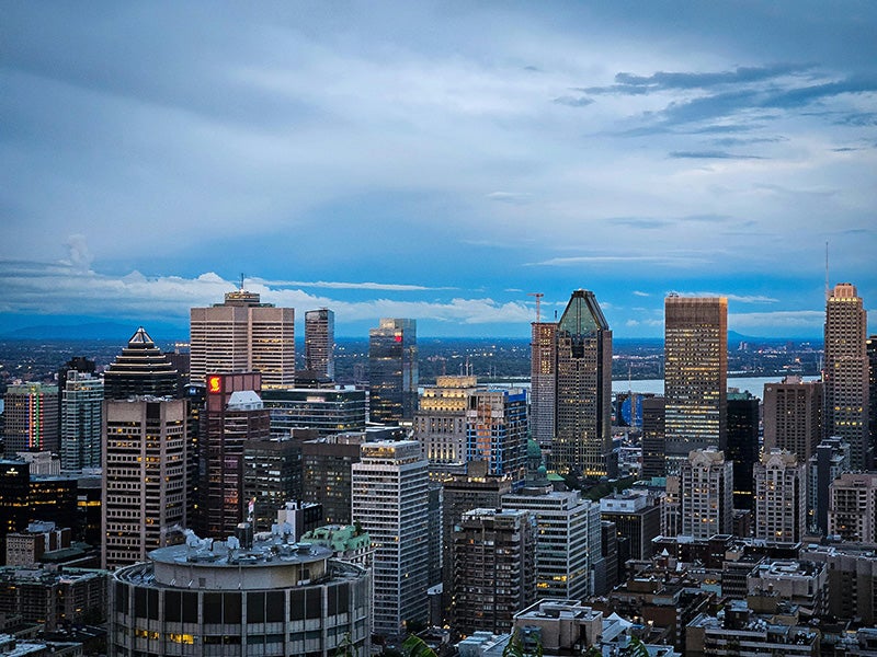 Landscape of Montréal, Canada