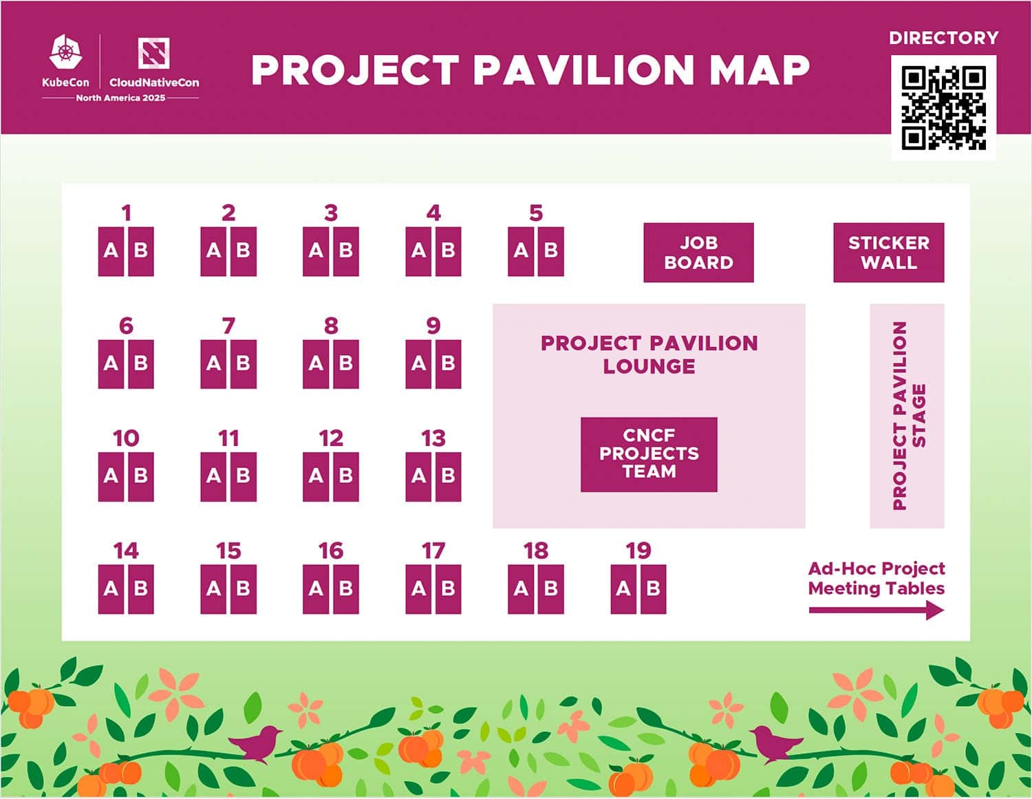 KubeCon + CloudNativeCon North America - Project Pavilion Map