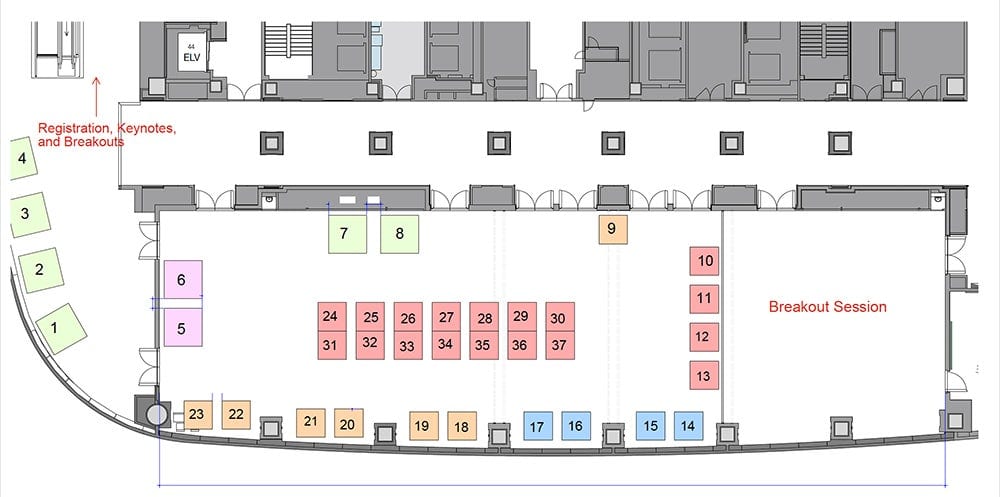 Rendering of a floor plan