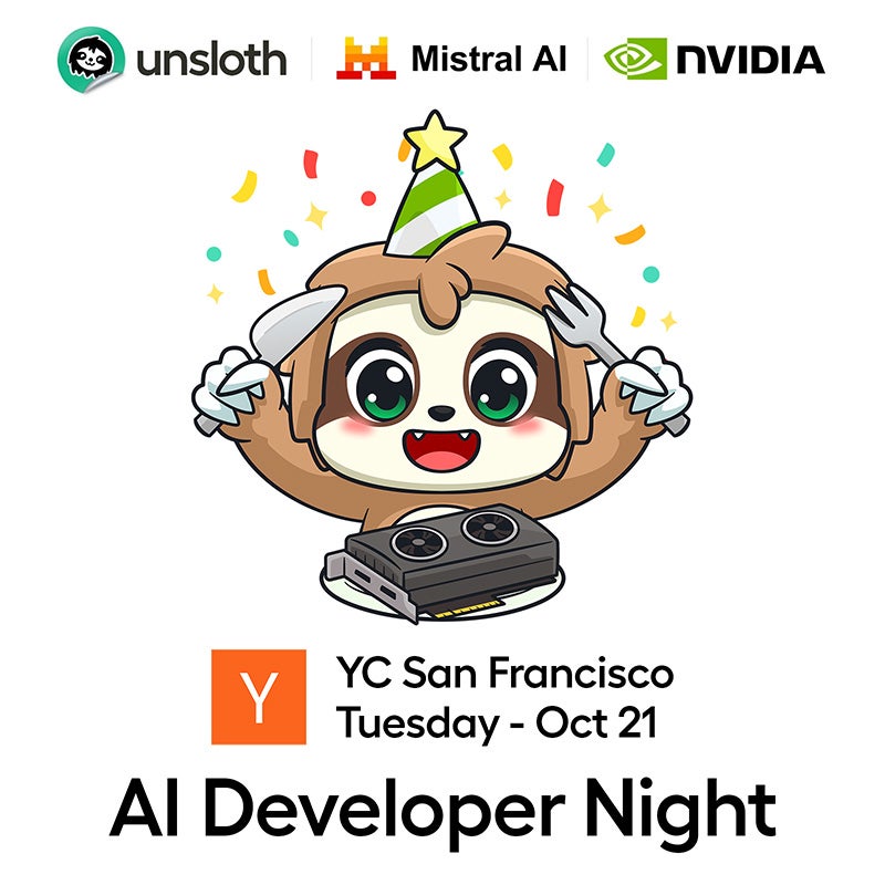 YC San Francisco. Tuesday October 21. AI Developer Night.
