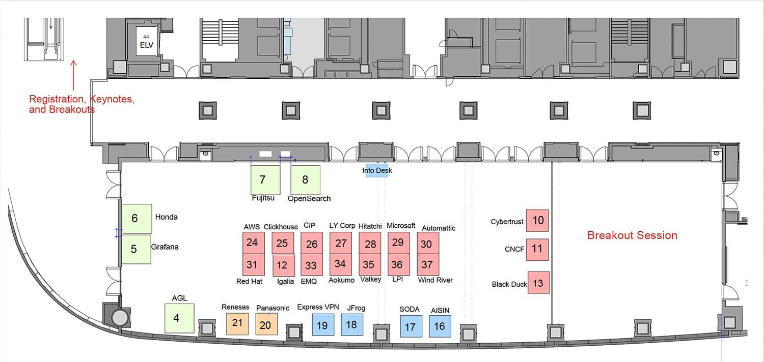 Rendering of a floor plan