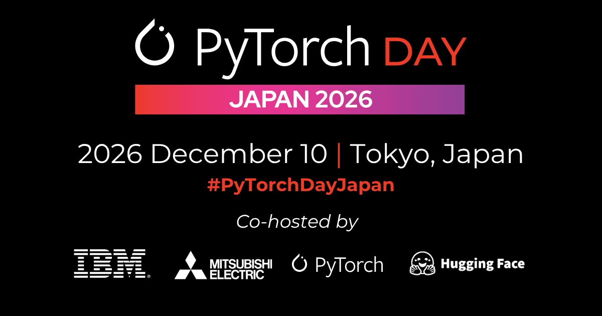PyTorch Day Japan